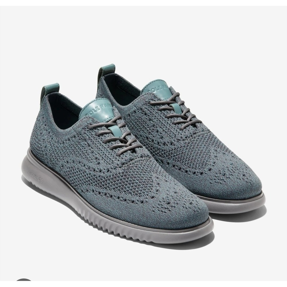 NEW! Cole Haan Men's 2 ZEROGRAND Stitchlite Shoes Pavement/December Sky 12M $209